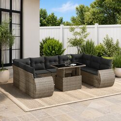 10-Piece Outdoor Sofa Set - Specifications and Features