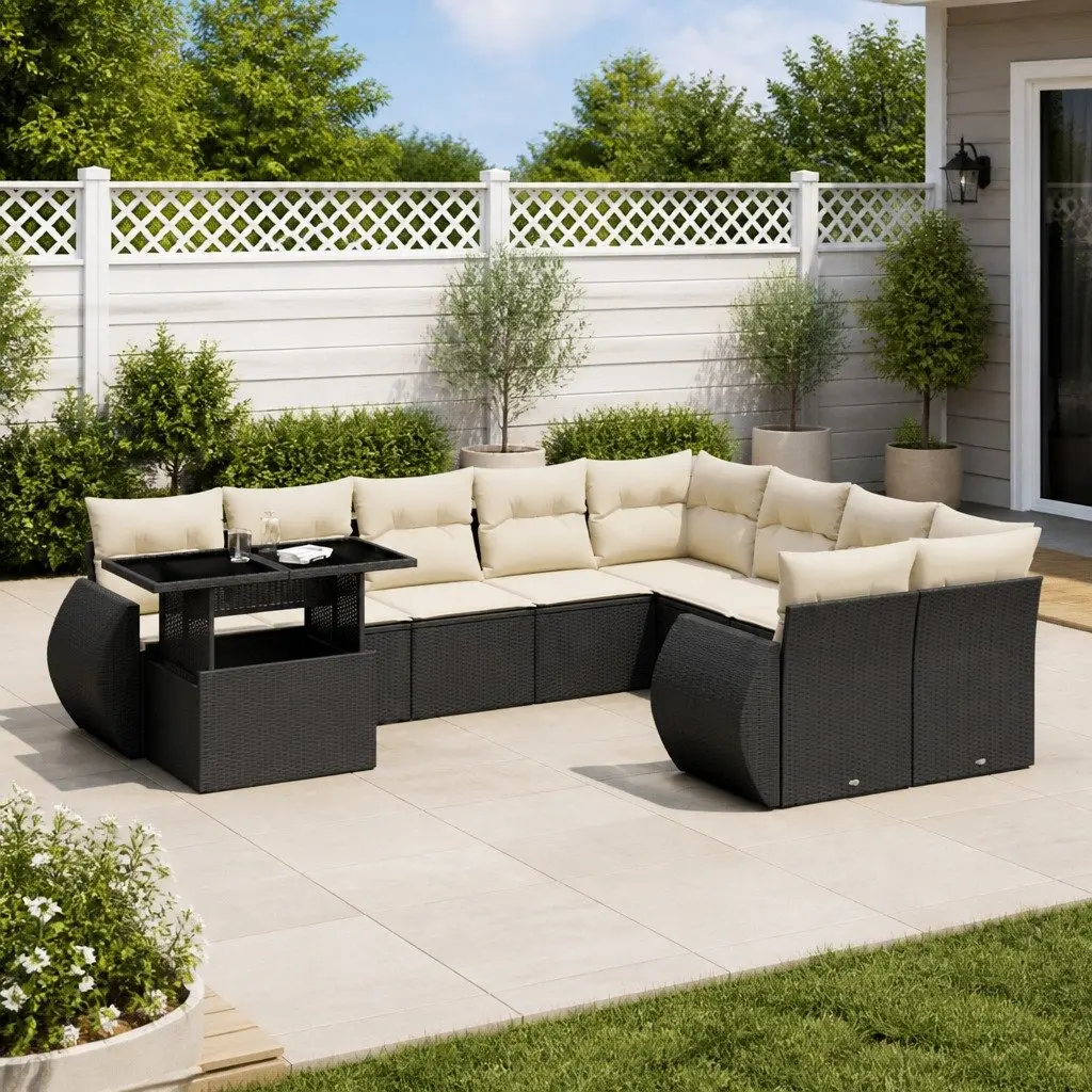 10-Piece Outdoor Garden Sofa Set
