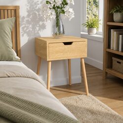 Specifications of the Brown Engineered Wood Nightstand