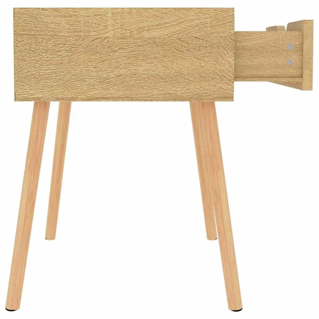 Brown Engineered Wood Nightstand