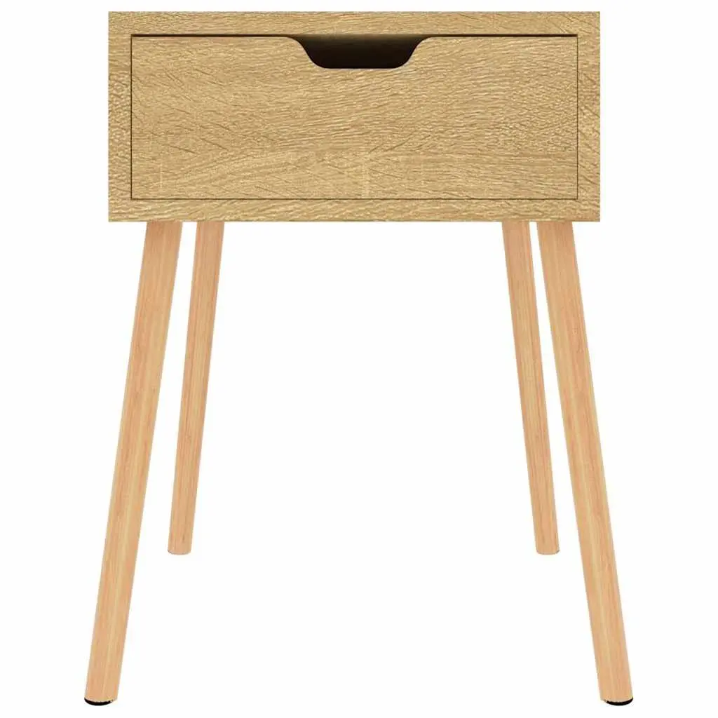 Bedside Cabinets for Bedroom or Living Room Set of 2 Brown 40x40x56 cm Engineered Wood Side Tables