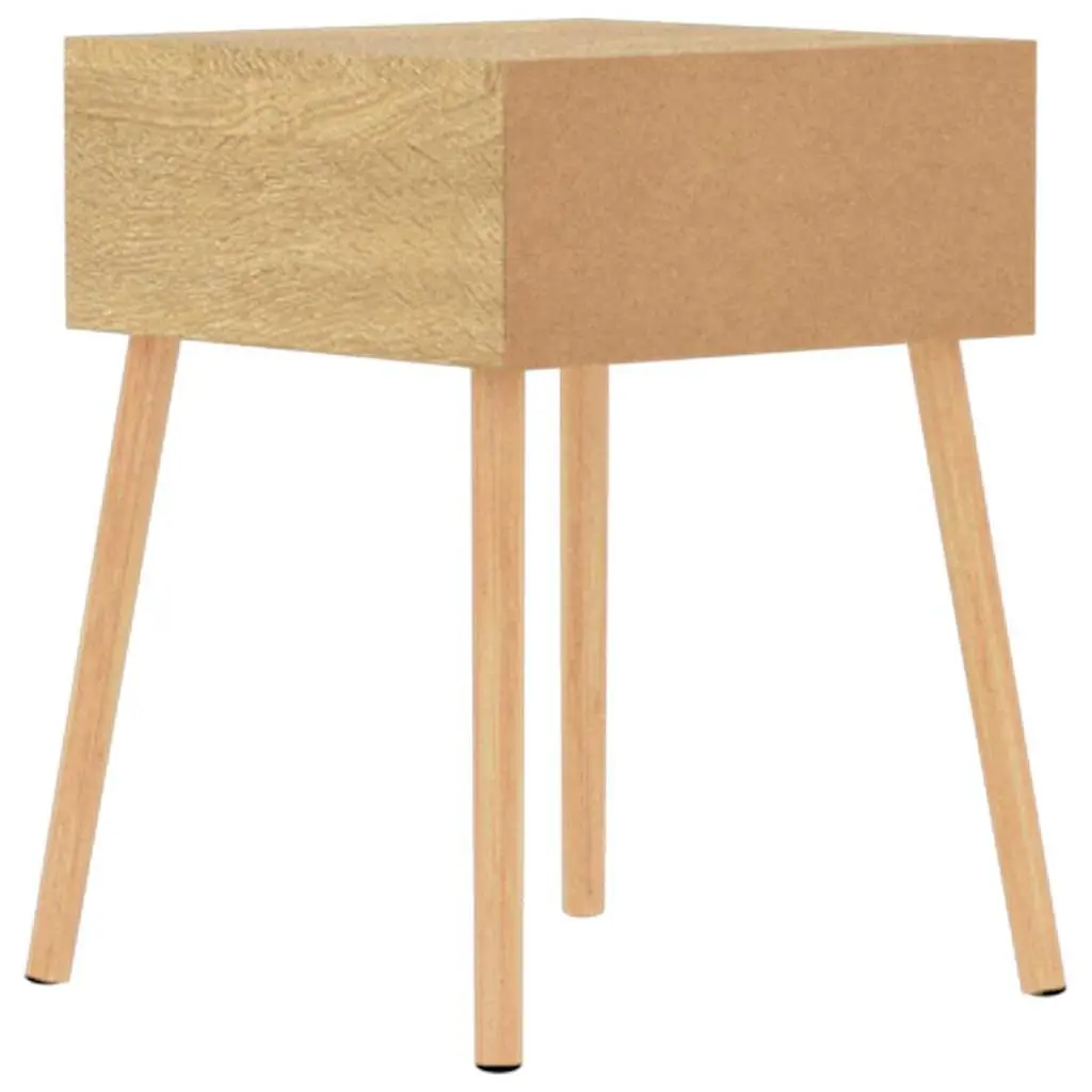 Bedside Cabinets for Bedroom or Living Room Set of 2 Brown 40x40x56 cm Engineered Wood Side Tables