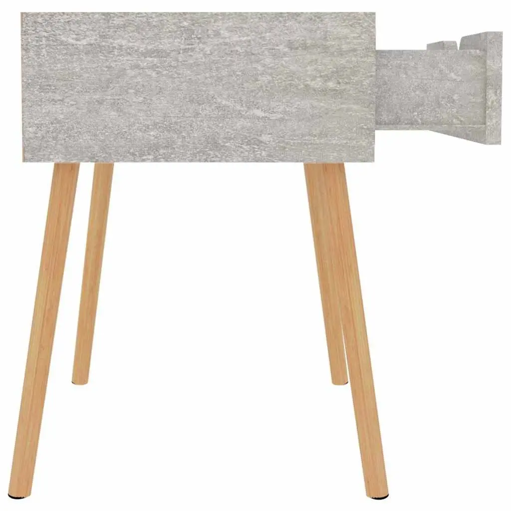 Bedside Cabinets Set of 2 Grey 40x40x56 cm Engineered Wood Nightstand