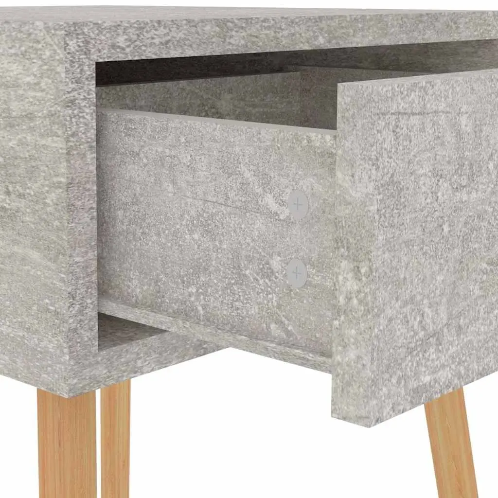 Bedside Cabinets Set of 2 Grey 40x40x56 cm Engineered Wood Nightstand
