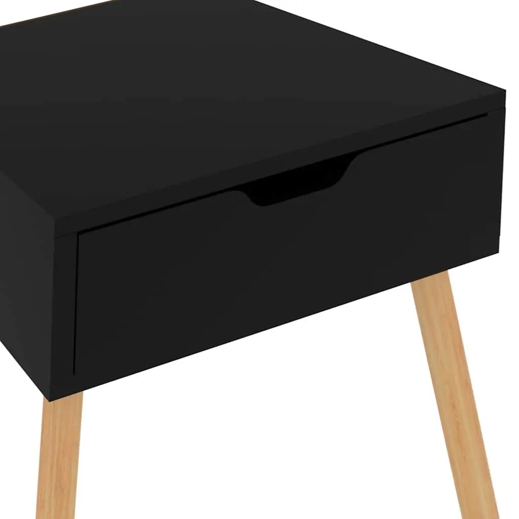 Bedside Cabinets in High Gloss Black