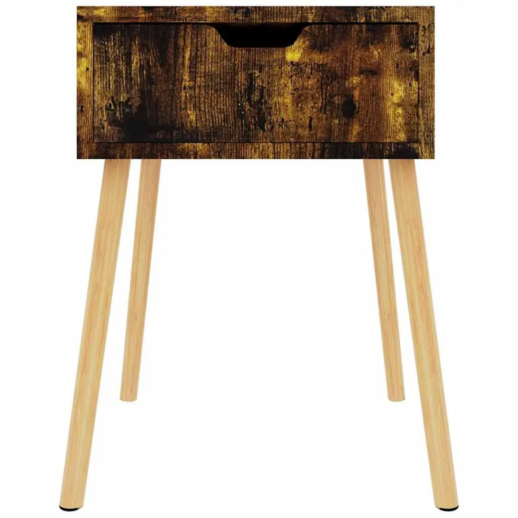 Bedside Cabinet 40x40x56 cm Brown Side Table Storage Drawer Furniture