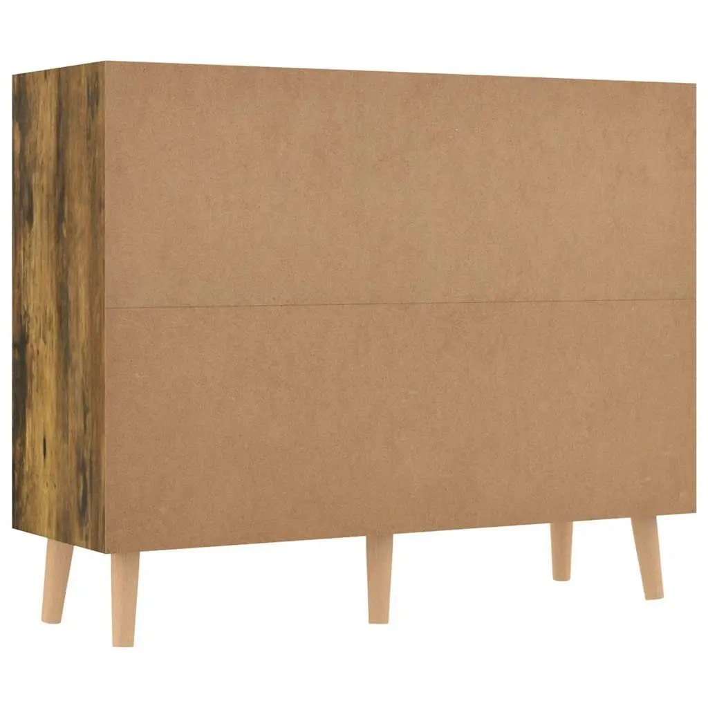Sideboard Storage Cabinet Engineered Wood Brown Living Room Buffet Cupboard