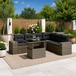 7 Piece Modular Garden Sofa Set Specifications and Features