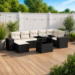 8 Piece Outdoor Sofa Set Specifications with Cushions