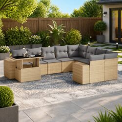 Detailed Specifications for a 10 Piece Garden Sofa Set