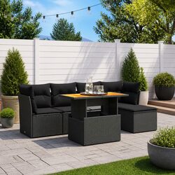 Garden Sofa Set: 6-Piece Modular Furniture Specifications