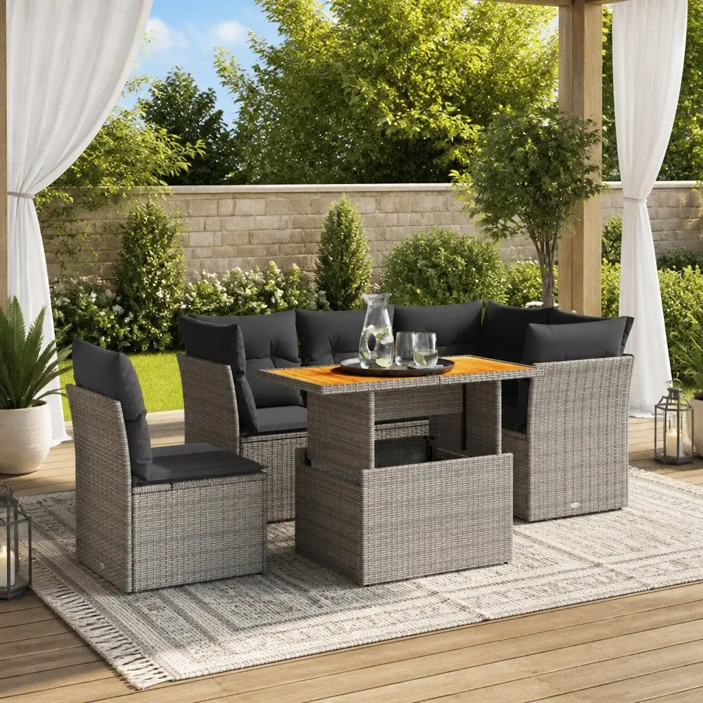5-Piece Modular Garden Sofa Set