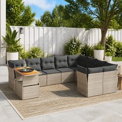 Specifications of 10-Piece Outdoor Garden Sofa Set
