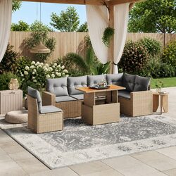 Specifications of Beige 7 Piece Outdoor Garden Sofa Set