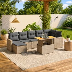 Specifications of the 8 Piece Grey Outdoor Sofa Set