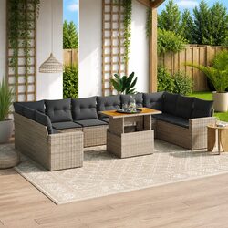 Specifications of Grey 11 Piece Modular Garden Sofa Set