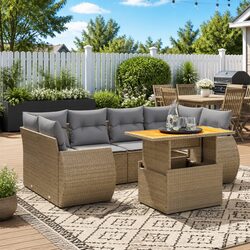 7-Piece Modular Outdoor Sofa Set Specifications