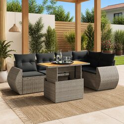 6-Piece Modular Garden Sofa Set Specifications