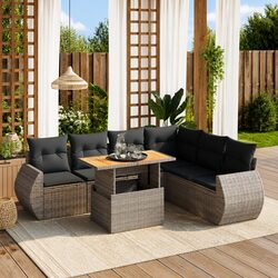 Specifications of 7-Piece Modular Garden Sofa Set