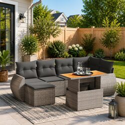 7 Piece Garden Sofa Set Specifications and Features