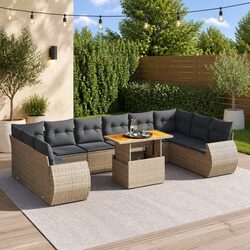 Specifications of Grey 11 Piece Outdoor Furniture Set