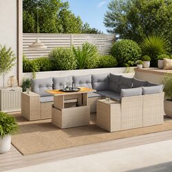 Specifications of 9 Piece Outdoor Garden Sofa Set