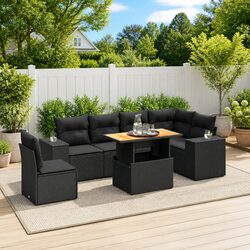 Specifications for the 7-Piece Modular Garden Sofa Set