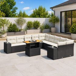 Garden Sofa Set Specifications: 11 Piece Modular Design