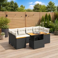 Specifications of 7-Piece Outdoor Sofa Set with Cushions