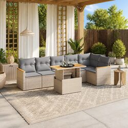 7 Piece Garden Sofa Set: Specifications & Details