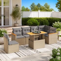 Specifications of the 7 Piece Modular Garden Sofa Set