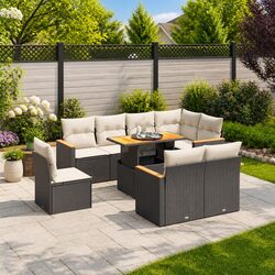 9 Piece Modular Garden Sofa Set Specifications and Features