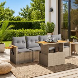 5 Piece Garden Sofa Set: Dimensions, Materials, and More