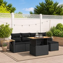 Specifications of the 6 Piece Modular Garden Sofa Set