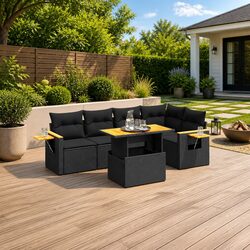 6-Piece Outdoor Garden Sofa Set - Specs and Features