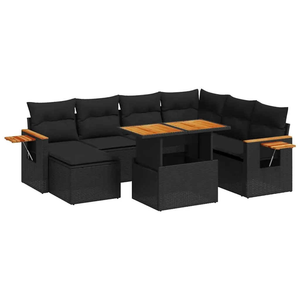 8-Piece Modular Outdoor Garden Sofa Set