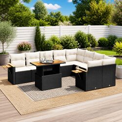 Specifications of the 10-Piece Modular Garden Sofa Set
