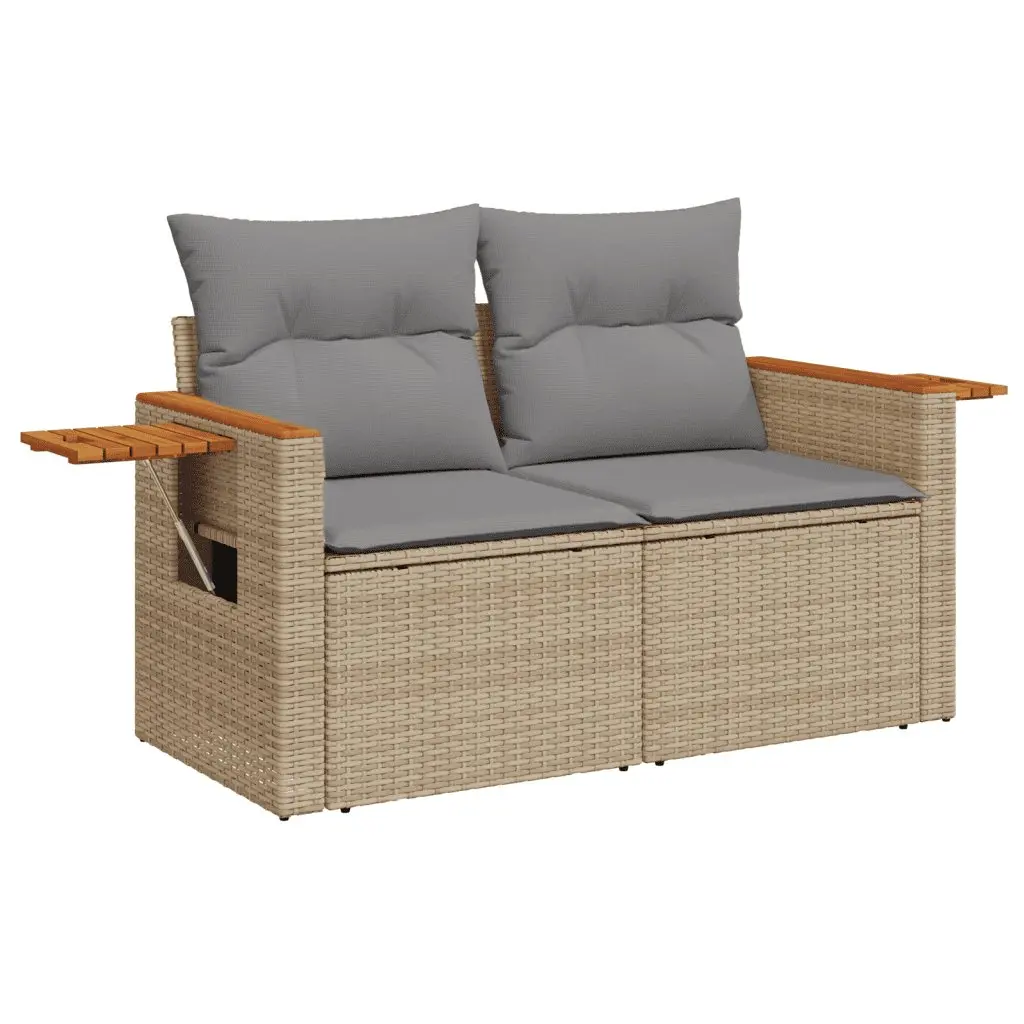 10 Piece Garden Sofa Set in Beige