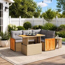 5-Piece Garden Sofa Set: Dimensions, Features & More