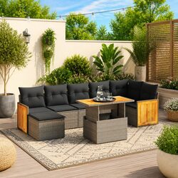 8-Piece Modular Garden Sofa Set Specifications