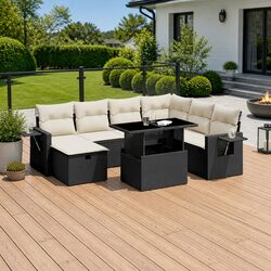 Specifications of 8 Piece Garden Sofa Set with Cushions