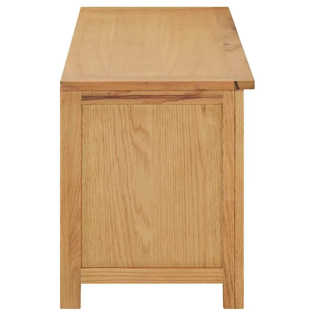 Solid Wood Shoe Rack Bench Organiser 8 Compartments Brown Storage Cabinet