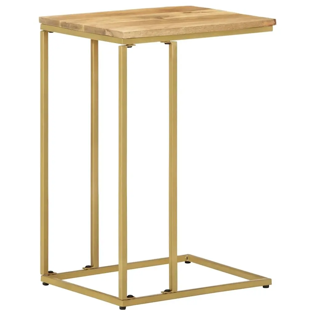 Side Table 35x45x65cm Brown Wood Living Room Accent Furniture End Table