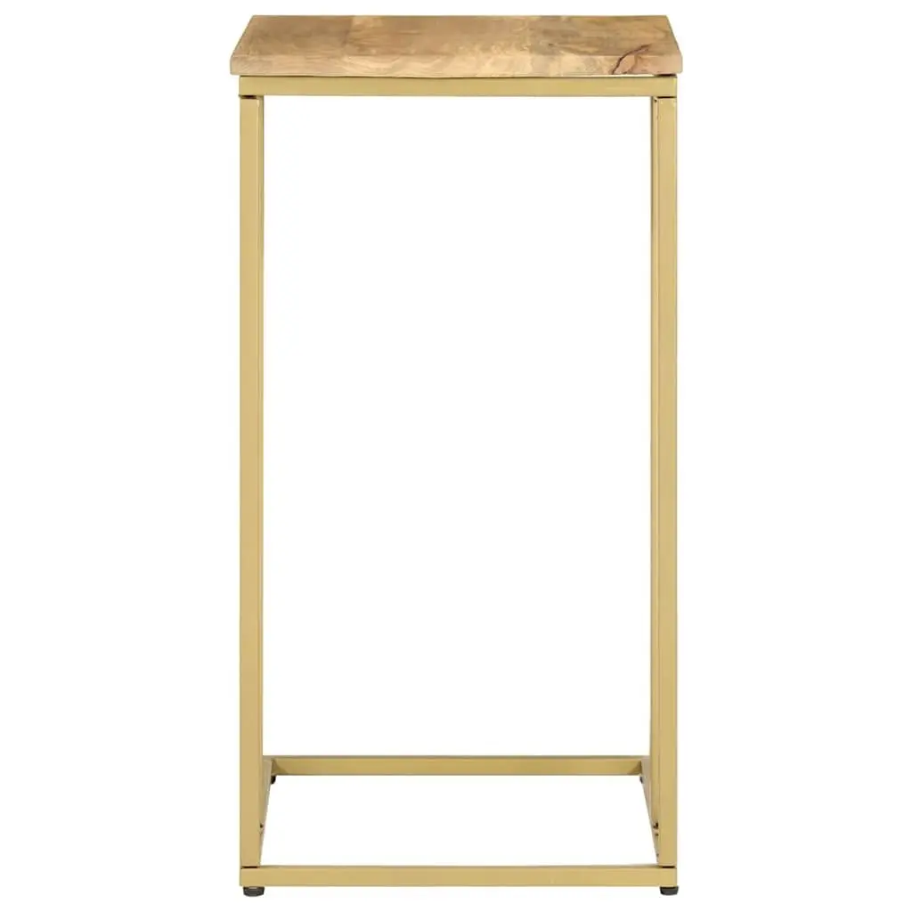 Side Table 35x45x65cm Brown Wood Living Room Accent Furniture End Table