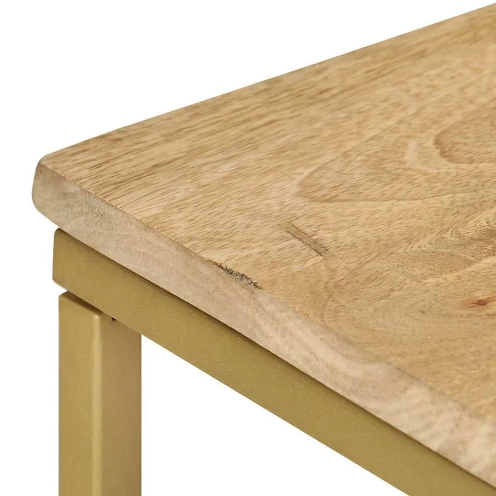 Side Table 35x45x65cm Brown Wood Living Room Accent Furniture End Table