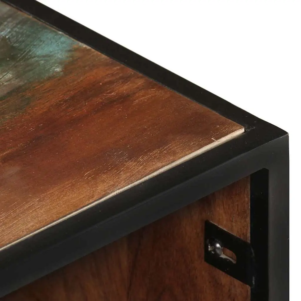 Bedside Table for Bedroom 40x30x50cm Solid Reclaimed Wood Cabinet Nightstand with Drawer