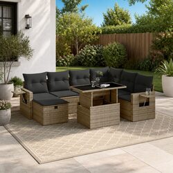 8-Piece Modular Garden Sofa Set Specifications