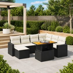 Specifications for 8-Piece Modular Garden Sofa Set