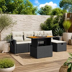Specifications of 6 Piece Outdoor Garden Sofa Set
