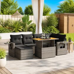 Specifications of 7 Piece Grey Outdoor Sofa Set